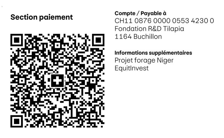QR-facture forage Niger